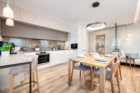 Interiér bytu v novostavbě, Brno